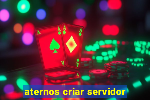 aternos criar servidor